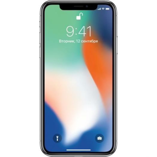 Apple iPhone X 256 ГБ Серебристый EU