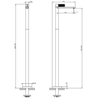 Смеситель для раковины Gessi Inverso Diamantato 73695 схема 19