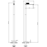 Смеситель для раковины Gessi Inverso 73595 схема 13