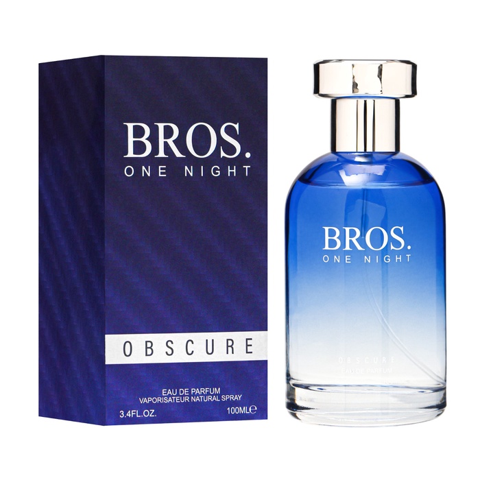 Туалетная вода мужская BROS ONE NIGHT OBSCURE (по мотивам Hugo Boss Bottled Night), 100 мл   1070975