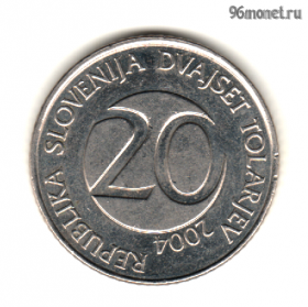 Словения 20 толаров 2004
