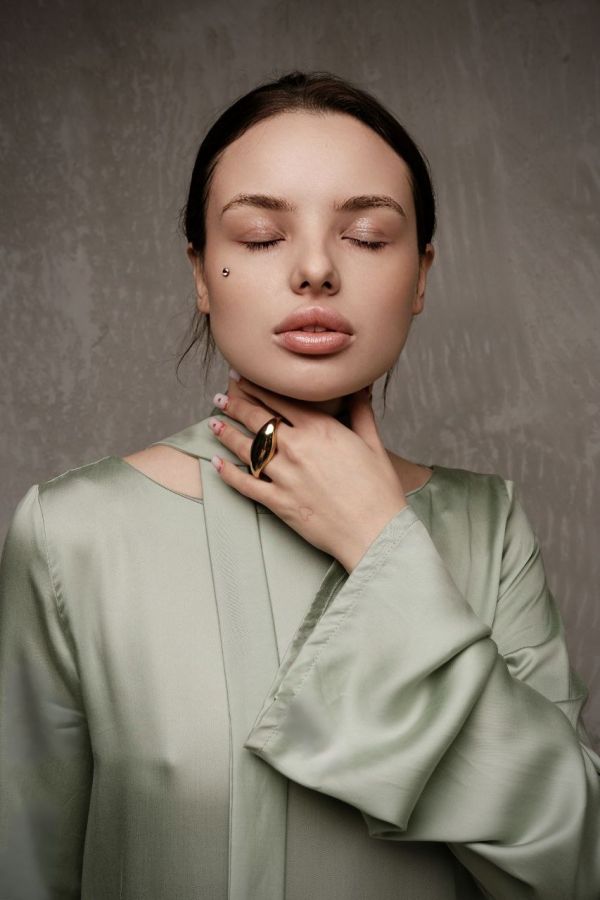 Платье Bambù из бамбука фисташка