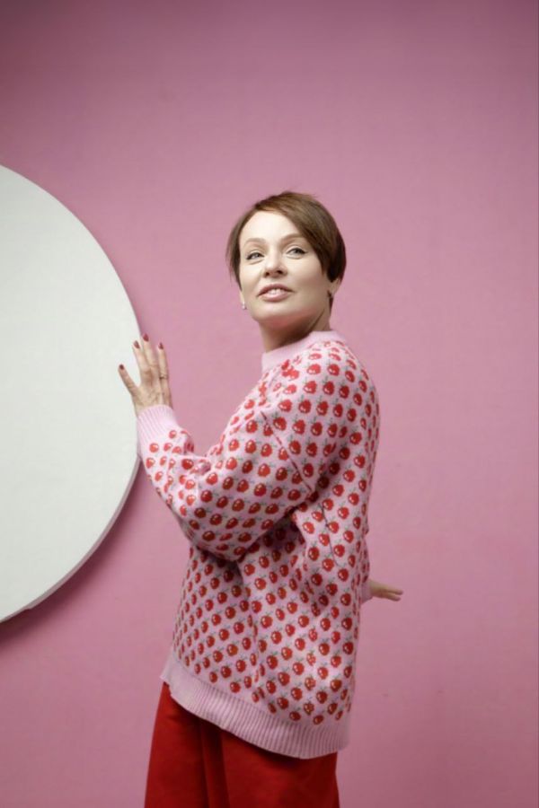 Свитер с вишенками