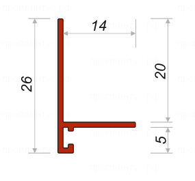Микроплинтус ML15A