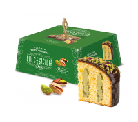 Кулич пасхальный Коломба с кремом из сицилийских фисташек Dolce Sicilia 800 г, Colomba Verde Siciliana 800 g