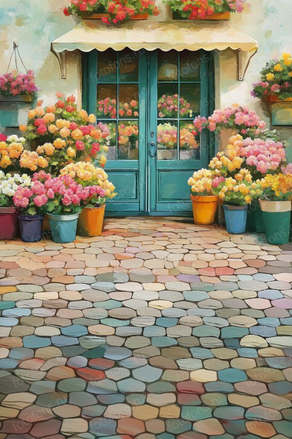 Фон стена "Flowers №26"