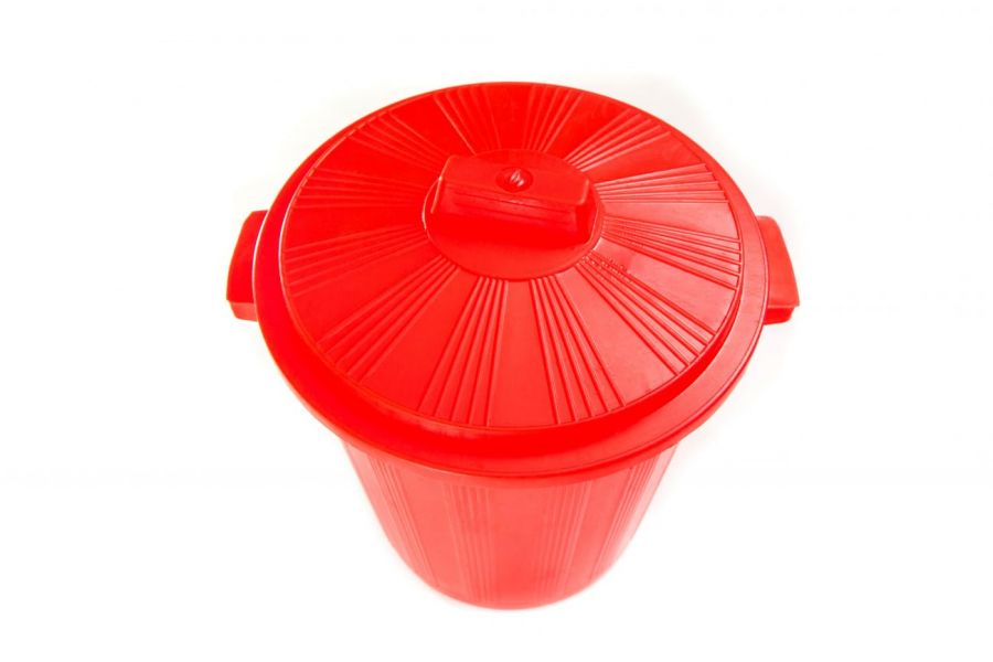 Конт.д/хр отх. Стандартная (в разборе) класс В (красный) объем 65 л ( круглый , без педали )