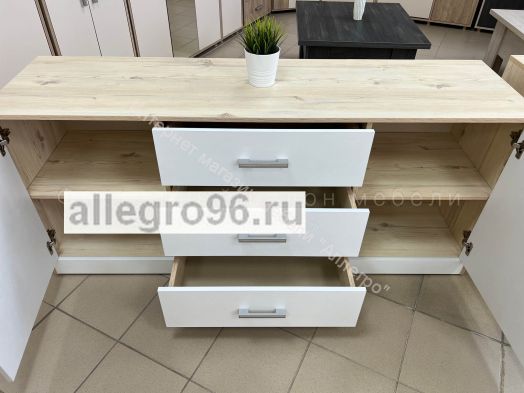 Комод 2-ств. с 3 ящиками "Милана"