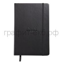 Книжка зап.Clairefontaine Rhodia Webnotebook А5 96л.нелин.крем.блок черный 90г/м2 118669C