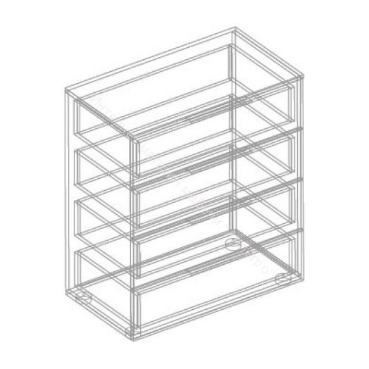 Комод с 4 ящиками "Вита"