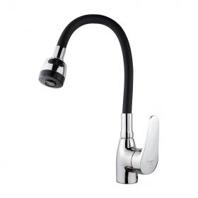 Смеситель однозахватный для кухни Melodia Ostessa черный MDV40616Black