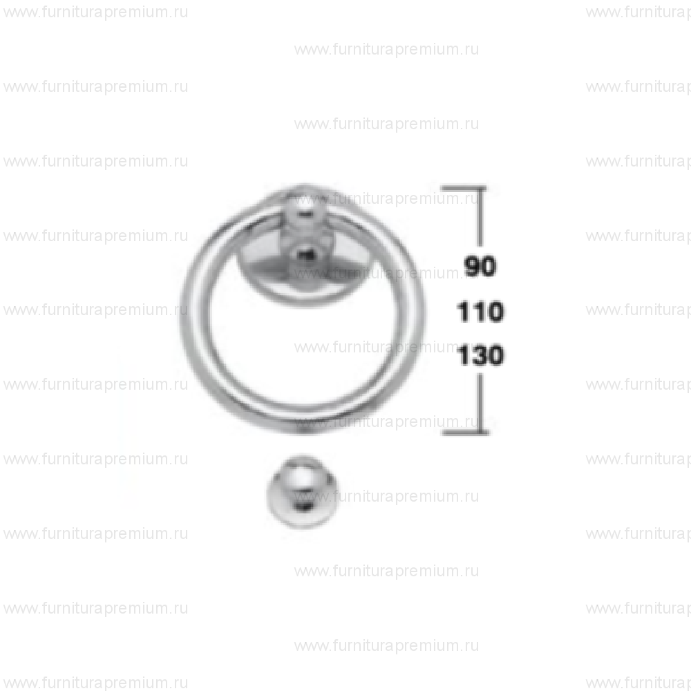 Ручка-гонг Extreza D110