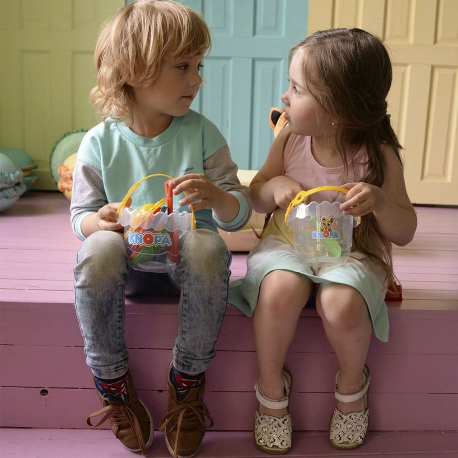 Песочный набор "Радужный" КНОПА