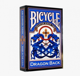 Игральные карты Bicycle Dragon Back blue