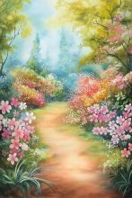 Фон стена "Flowers №31"