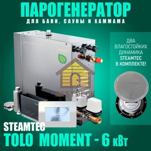 Steamtec TOLO MOMENT 60 - 6 кВт парогенераторы для хамама и турецкой бани / Серия PLATINUM
