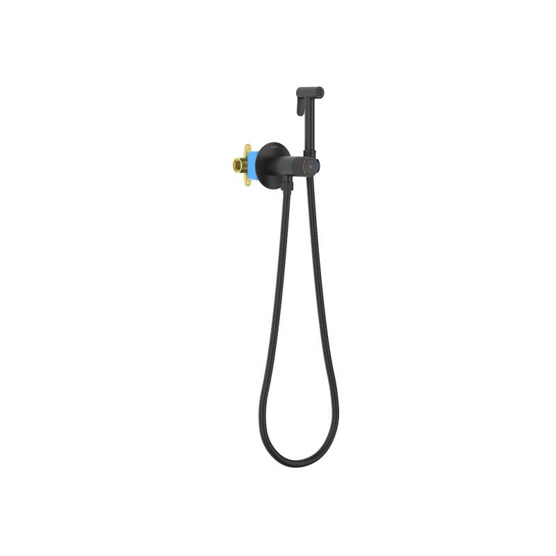 Комплект для гигиенического душа Select встроенный AQUATEK, матовый черный AQ1023MB БЕТТА