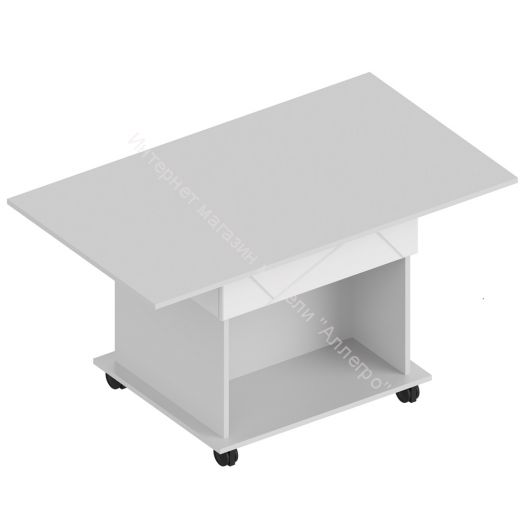 Стол журнальный раскладной "Сандра" Белый лофт