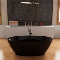 Черная ванна Frank F6123 схема 1