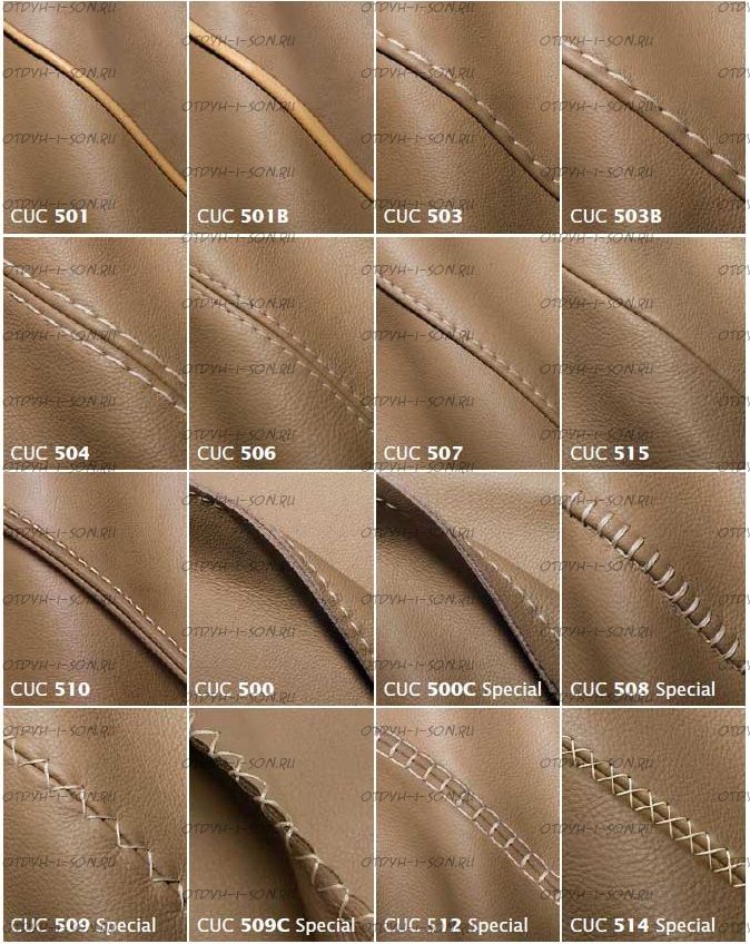 Стежка и швы для кровати мягкой Мебель-ONLY