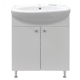 Тумба с умывальником Моника New 60 напольная 600х840х300 с раковиной Арго 60 (CS00076240)