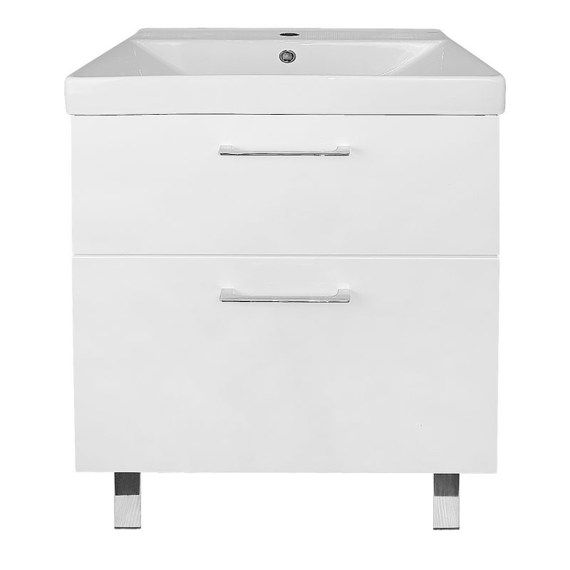 Комплект Azario Тумба Ника 60 Н 610х480х860 напольная, с раковиной Tempo 60 (CS00091368)