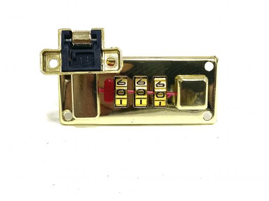 Замок кодовий для чемодана 9912 золото