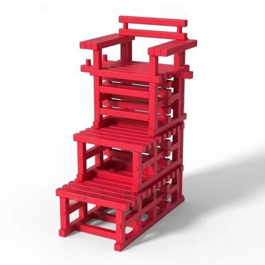 Судейский / тренерский стул пластиковый в бассейн 700х1000х1500 мм