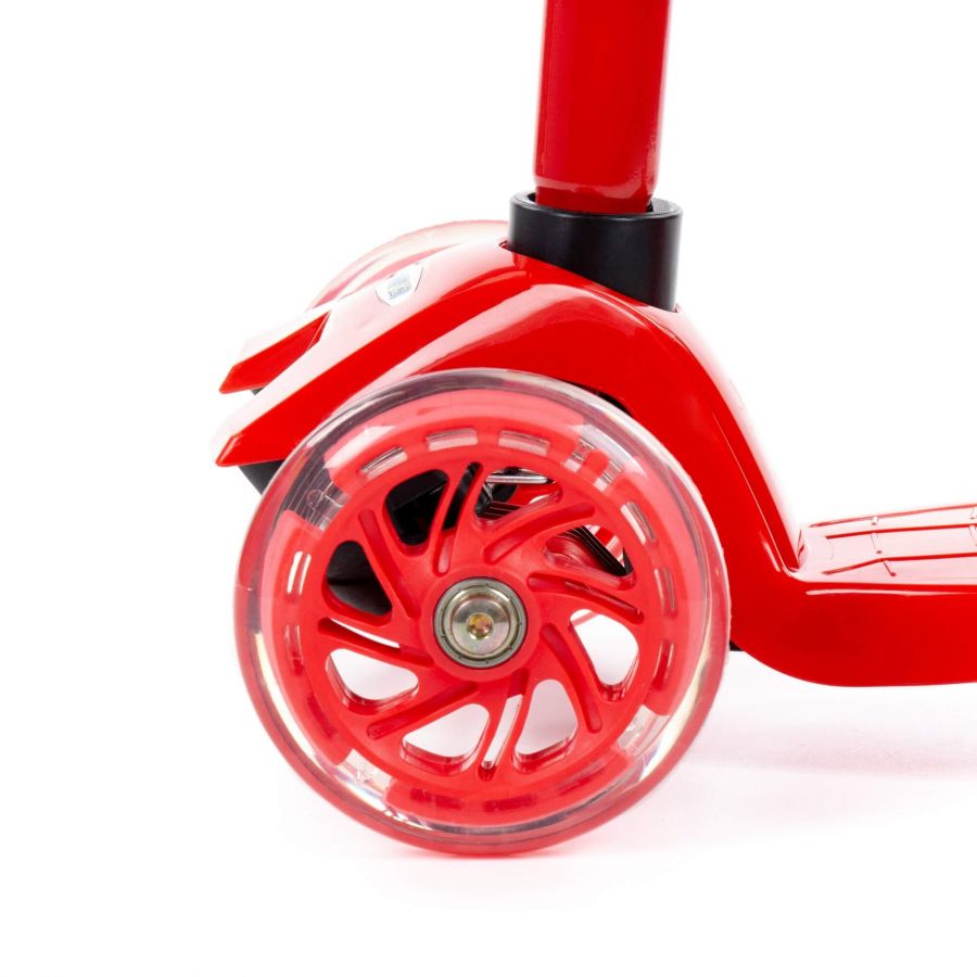 0072 Детский самокат (красный) (в коробке)