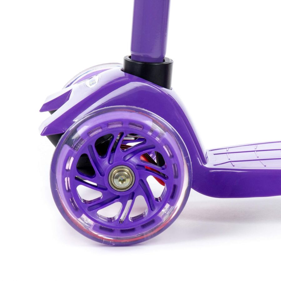 0072 Детский самокат (фиолетовый) (в коробке)