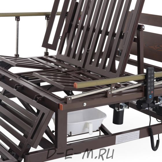 Кровать электрическая Med-Mos DB-11А (ЛДСП венге) ширина ложемента 120 см