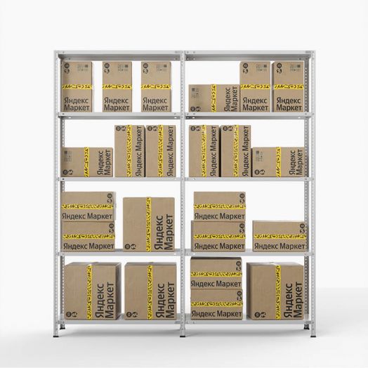 Система хранения   (1+1) ТС Лайт, 2000х1000х400 мм, 5 полок