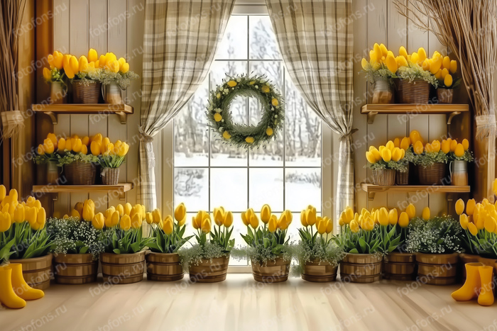 Фон стена "Easter wall №11"