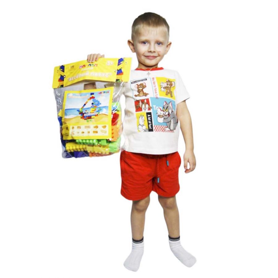 Конструктор "Весёлый Парус" (100 деталей)