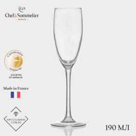 Бокал-флюте для шампанского Chef&Sommelier CABERNET, 190 мл, стекло