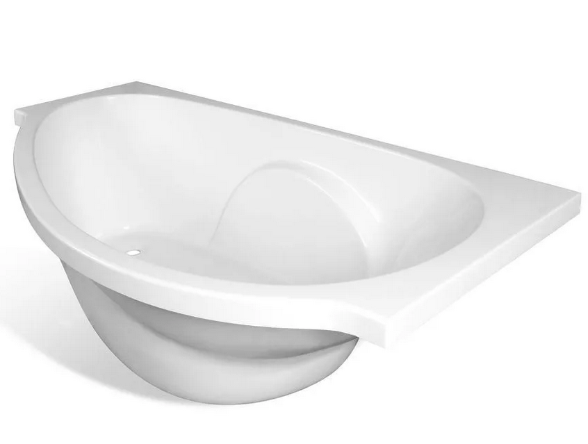 Изображение Угловая левая ваанна из литьевого мрамора Эстет Грация 170x94 см ФР-00000629