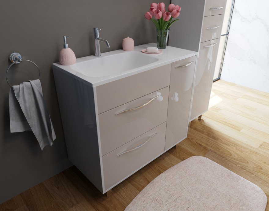 Изображение Напольная тумба с раковиной Эстет Barcelona 90 ФР-00003597