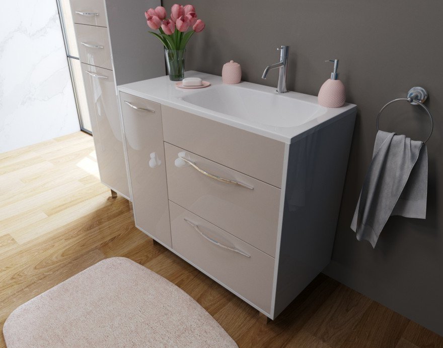 Напольная тумба с раковиной Эстет Barcelona 90 ФР-00003597 ФОТО