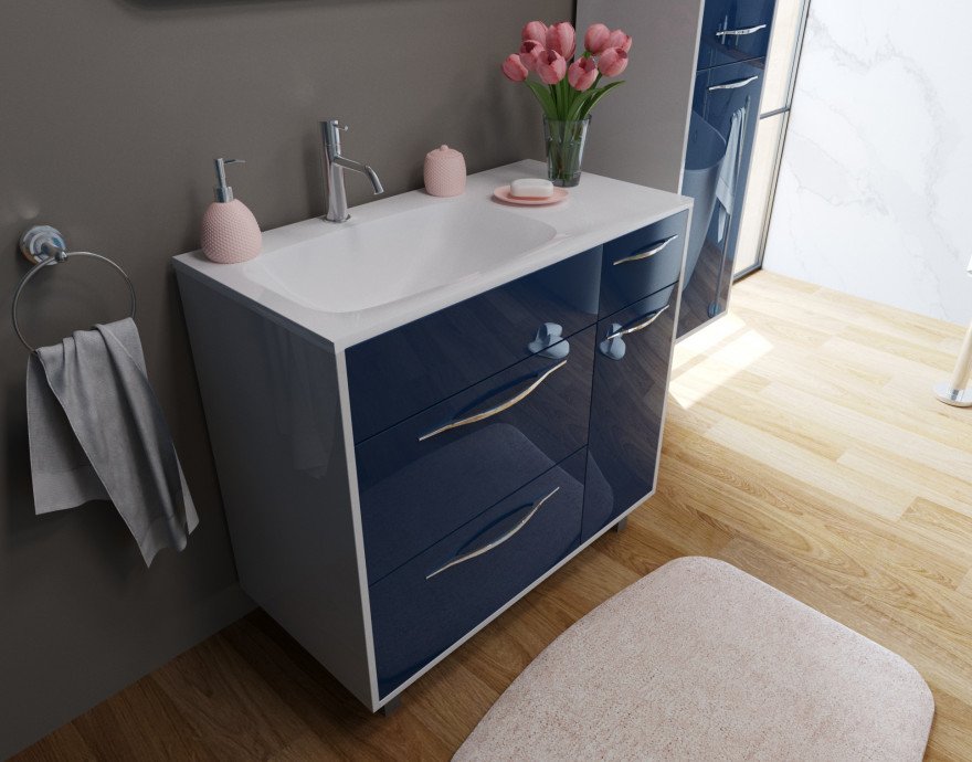 Изображение Напольная тумба с раковиной Эстет Barcelona 90 ФР-00003599