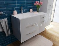 Напольная тумба с раковиной Эстет Barcelona 90 ФР-00003595 схема 1