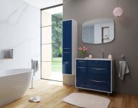 Подвесной шкаф-пенал Эстет Barcelona 35  h=1570 ФР-00003586 схема 4