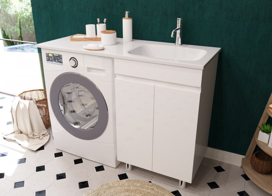 Напольная тумба с раковиной Эстет Barcelona Luxe 120 ФР-00007065 ФОТО