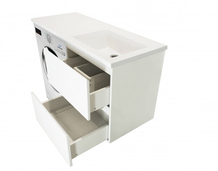 Подвесная тумба с раковиной Эстет Dallas Luxe 100 ФР-00002313 ФОТО