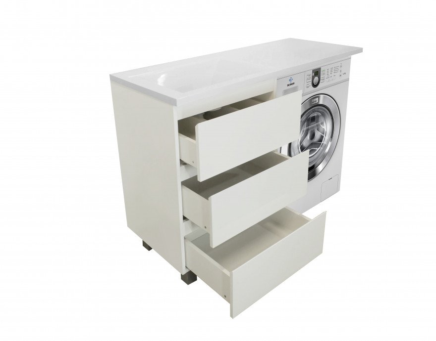 Напольная тумба с раковиной Эстет Dallas Luxe 110 ФР-00002018 ФОТО