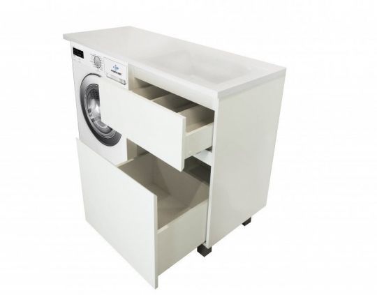 Напольная тумба с раковиной Эстет Dallas Luxe 130 ФР-00002267 схема 6