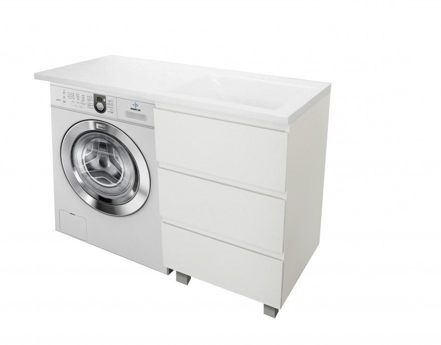 Напольная тумба с раковиной Эстет Dallas Luxe 130 ФР-00002270 ФОТО