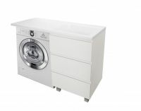 Напольная тумба с раковиной Эстет Dallas Luxe 130 ФР-00002270 схема 5