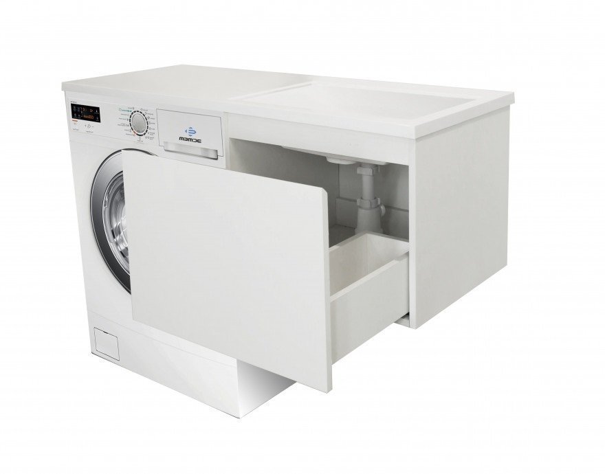 Подвесная тумба с раковиной Эстет Dallas Luxe 130 ФР-00002424 ФОТО