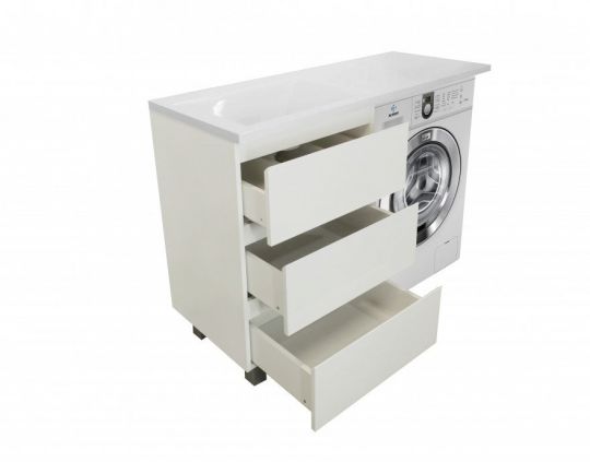 Напольная тумба с раковиной Эстет Dallas Luxe 140 ФР-00002922 схема 3