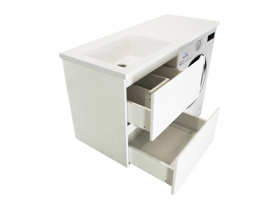 Подвесная тумба с раковиной Эстет Dallas Luxe 140 ФР-00002923 ФОТО